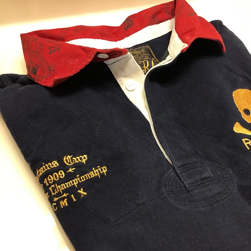 POLO RALPH LAUREN RUGBY MENS PULLOVER - Picture 12 of 16